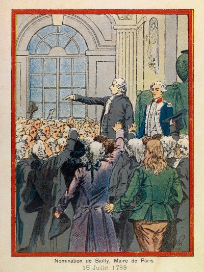 The Grand Journees of the Hotel de Ville de Paris A. Mercier, zilustrowane przez Louisa Bombleda (1862-1927): 15 lipca autorstwa Louis Charles Bombled
