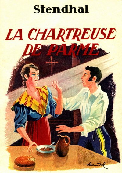 Okładka powieści Stendhala "La Chartreuse de Parme autorstwa Louis Claudel