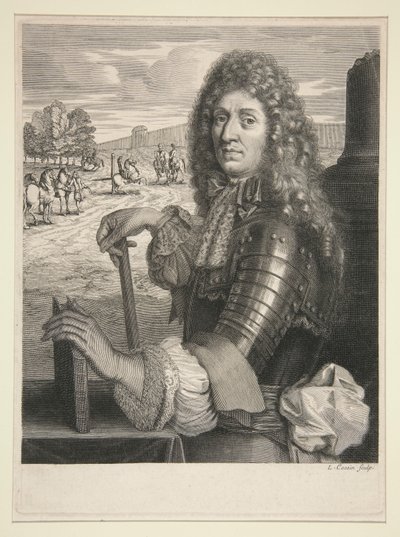 Portret szlachcica w zbroi autorstwa Louis Cossin