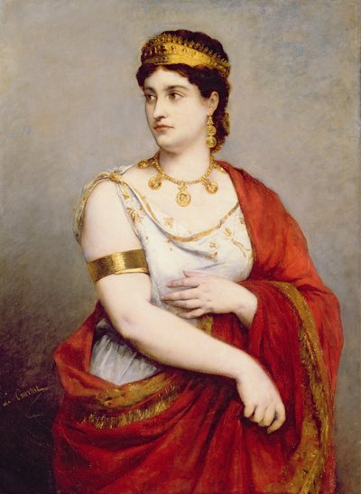 Portret Mademoiselle George (1787-1867) autorstwa Louis Courtat