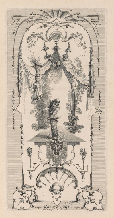 Arlekin, Arabeska. autorstwa Louis Crepy