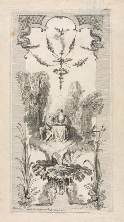 Pastoralne, Arabeska. autorstwa Louis Crepy