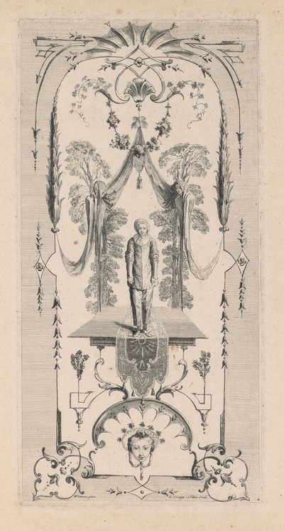 Pierrot, Arabeska. autorstwa Louis Crepy
