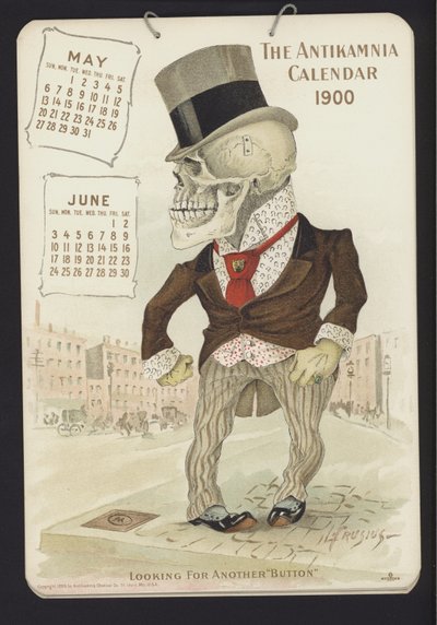 Ilustracja do kalendarza antykamnijskiego, 1900 autorstwa Louis Crucius or Crusuius