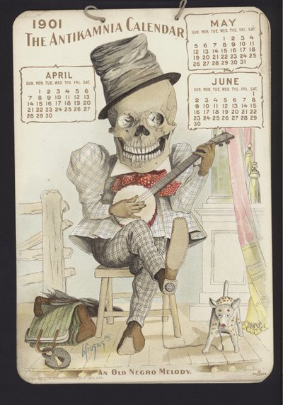 Ilustracja do kalendarza antykamnijskiego, 1901 autorstwa Louis Crucius or Crusuius