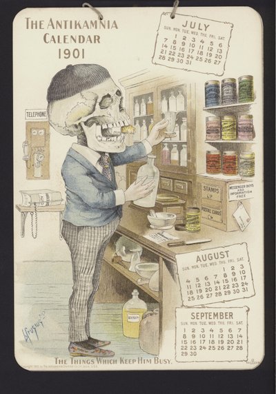 Ilustracja do kalendarza antykamnijskiego, 1901 autorstwa Louis Crucius or Crusuius