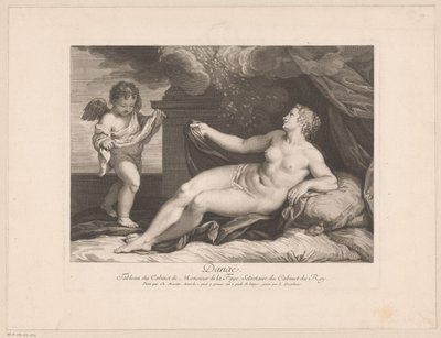 Jowisz i Danae autorstwa Louis Desplaces