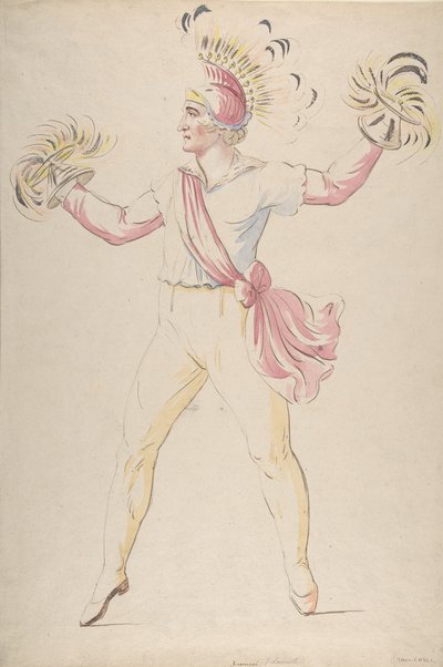 Franconi, Wirujące płonące szyszki, 1768-1810. autorstwa Louis Ducros