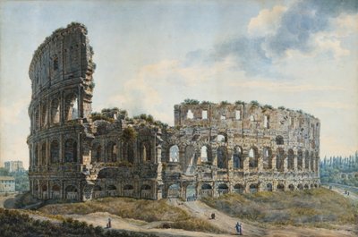 Koloseum, Rzym, b.d. autorstwa Louis Ducros