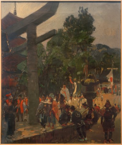 Święto w Nikko autorstwa Louis Dumoulin