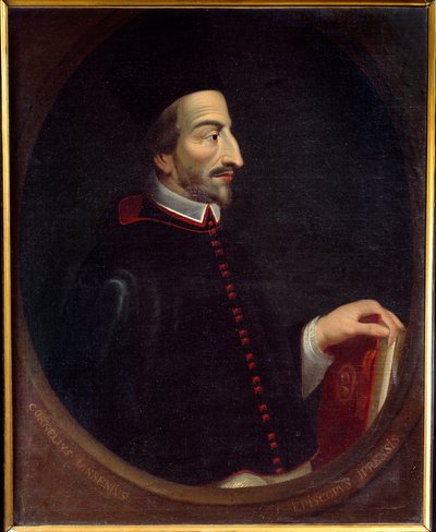 Jansenizm „” Portrait of Cornelius Jansen, znany jako „” Jansenius”, Eveque d