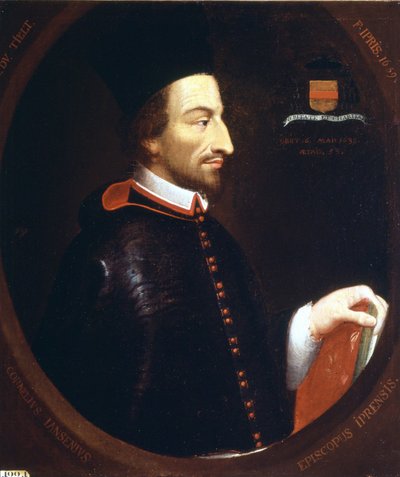 Portret Janseniusa (1585 - 1638) autorstwa F. Iprisa 1659. autorstwa Louis Dutielt