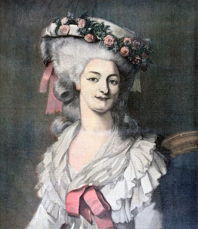Marie-Louise, księżniczka Lamballe, 1892 autorstwa Louis Edouard Rioult