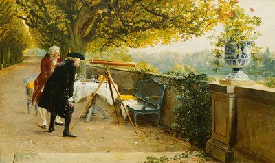 Podglądacze autorstwa Louis Emile Adan