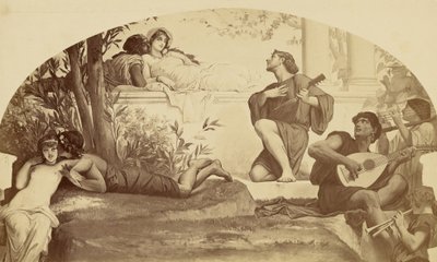 Muzyka w miłości autorstwa Louis Emile Durandelle