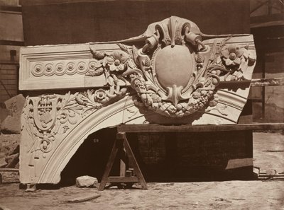 Rzeźba ozdobna z Opery Paryskiej (detal łuku) autorstwa Louis Emile Durandelle