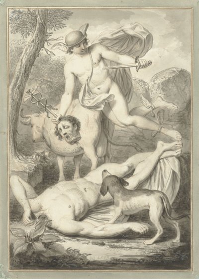 Merkury z głową Argusa autorstwa Louis Fabritius Dubourg