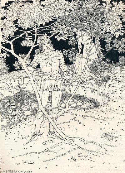Ilustracja do Spensers Faerie Queene. Pieśń II. werset 30, c1895 autorstwa Louis Fairfax Muckley