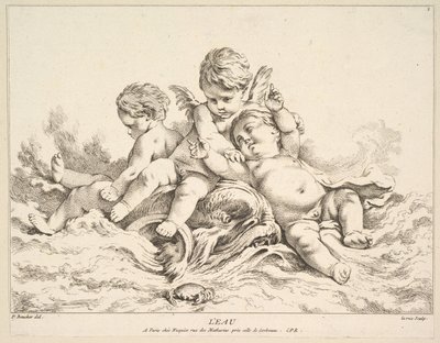 Woda. autorstwa Louis Felix de la Rue