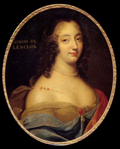 Portret francuskiej pisarki Anne Ninon ”” de l