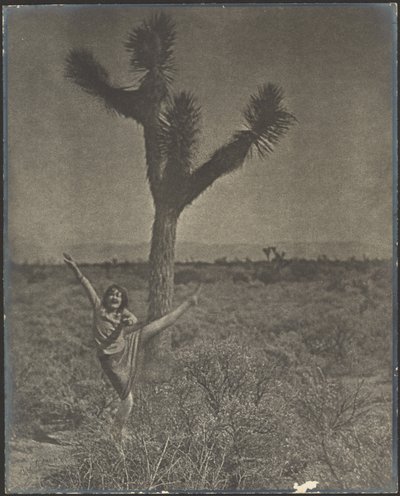 [Tancerka w Joshua Tree] autorstwa Louis Fleckenstein
