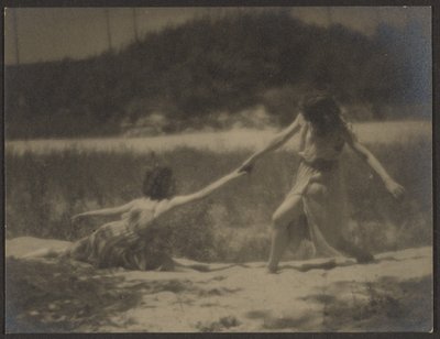 [Tancerze w ogrodzie] autorstwa Louis Fleckenstein