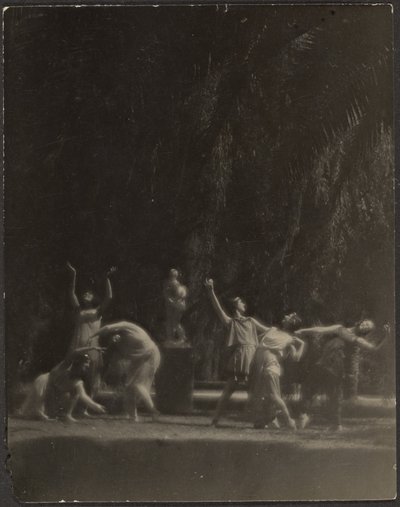 [Tancerze w ogrodzie] autorstwa Louis Fleckenstein