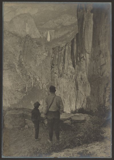 Wodospad Nevada ze szlaku Ledge, Yosemite autorstwa Louis Fleckenstein