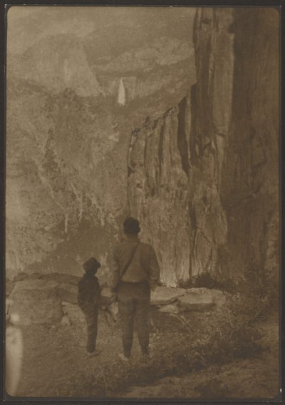 Szlak „Nevada Falls from Ledge”, Yosemite autorstwa Louis Fleckenstein