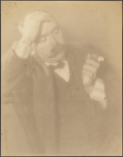 [Portret mężczyzny z cygarem] autorstwa Louis Fleckenstein