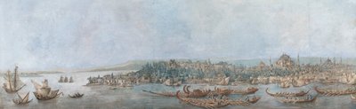 Panorama Sarayburnu, koniec XVIII wieku. autorstwa Louis Francois Cassas