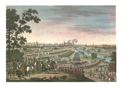Wjazd Francuzów do Moskwy, 14 września 1812, ok. 1850 autorstwa Louis Francois Couche
