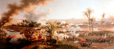 Bitwa pod Piramidami, Egipt, 21 lipca 1798 autorstwa Louis Francois Lejeune