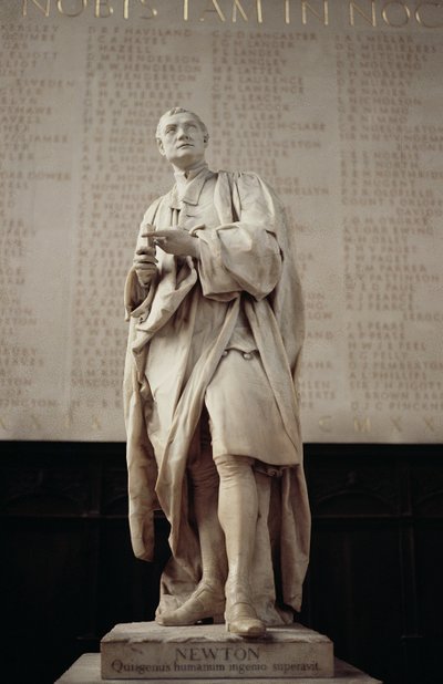 Sir Isaac Newton (1642-1727) (marmur) autorstwa Louis Francois Roubillac