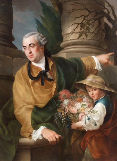 Portret Charlesa Claude Flahaut de La Billarderie, hrabiego Angiviller 1730-1809, 1760. autorstwa Louis Gabriel Blanchet