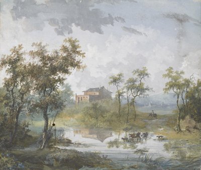 The Rustic River Ford autorstwa Louis Gabriel Moreau