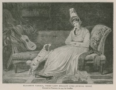 Elizabeth Vassall, trzecia Lady Holland autorstwa Louis Gauffier