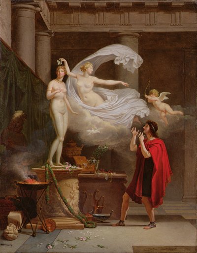 Pigmalion i Galatea autorstwa Louis Gauffier
