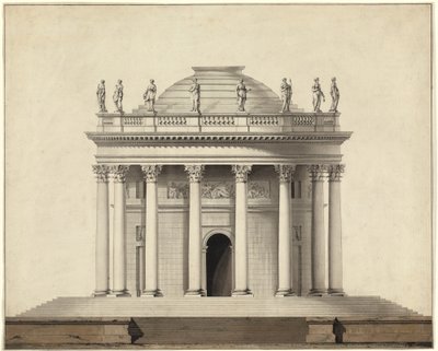 Klasyczna świątynia autorstwa Louis Gustave Taraval