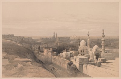 Egipt i Nubia: Tom III - nr 26, Kair, Patrząc na Zachód autorstwa Louis Haghe