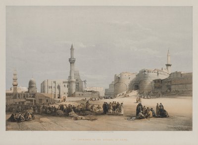 Egipt i Nubia, Tom III: Wejście do Cytadeli Kairskiej autorstwa Louis Haghe