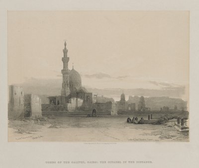 Egipt i Nubia, tom III: Groby kalifów, Kair, 1848. autorstwa Louis Haghe