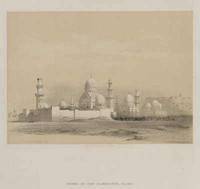 Egipt i Nubia, Tom III: Grobowce Memlooks, Kair, 1849. autorstwa Louis Haghe
