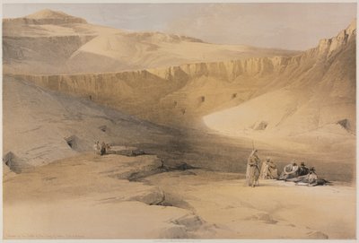 Egipt i Nubia, Tom II: Wejście do Grobowców Królów Teb, Bab-El-Malouk autorstwa Louis Haghe