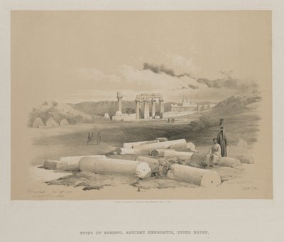 Egipt i Nubia, Tom II: Hermont, Ancient Hermonthis autorstwa Louis Haghe
