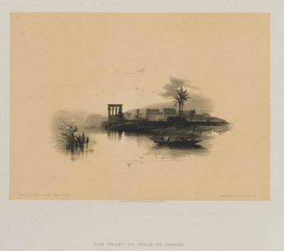 Egipt i Nubia, Tom II: Wyspa Philae, na Nilu, Nubia autorstwa Louis Haghe