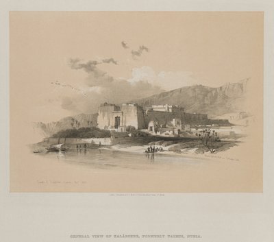 Egipt i Nubia, Tom II: Świątynia Kababsze, Nubia, 1848. autorstwa Louis Haghe