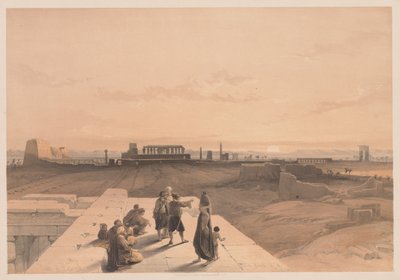 Egipt i Nubia: Tom I - nr 38, Ruiny Karnaku autorstwa Louis Haghe