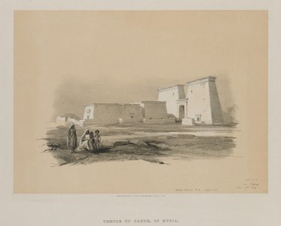Egipt i Nubia, Tom I: Dakke, w Nubii autorstwa Louis Haghe