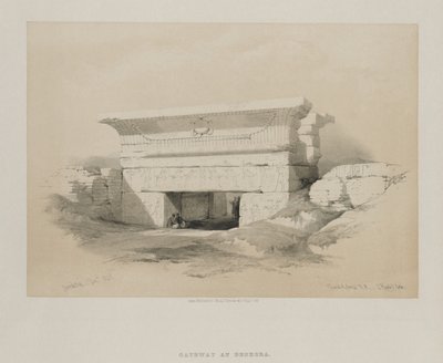 Egipt i Nubia, Tom I: Dendera autorstwa Louis Haghe